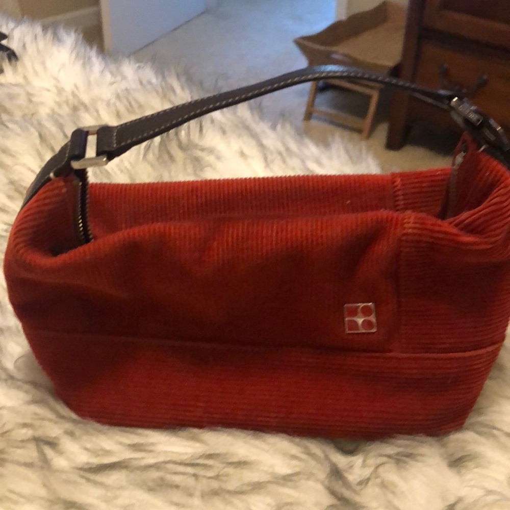 Kate Spade corduroy burnt orange mini bag - Picture 2 of 6